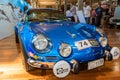 Vintage Renault Alpine racing car at Motorclassica